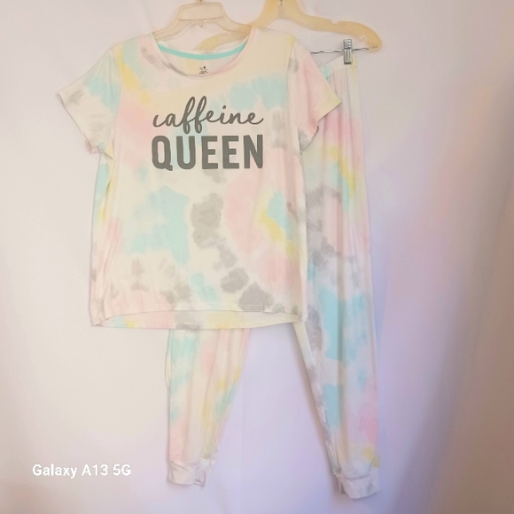 Secret Treaaures Women's Tie Dye Pijama Set of 2 pieces Sz S - Picture 4 of 7